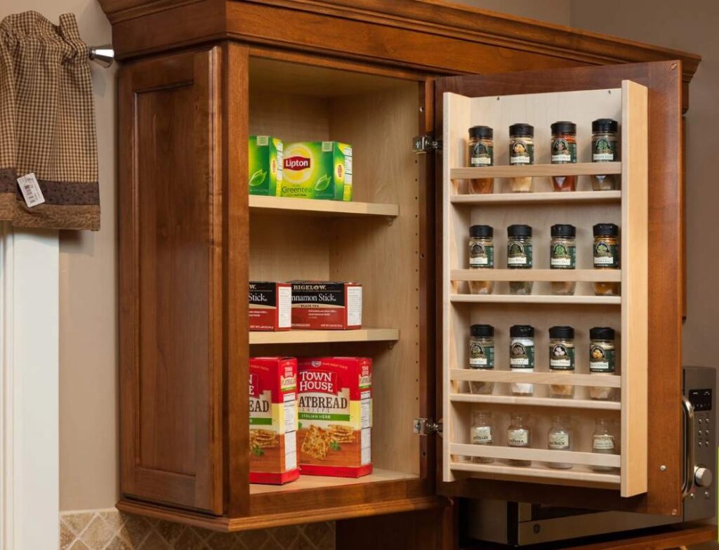 Door-mounted-slim-racks-inside-cabinets