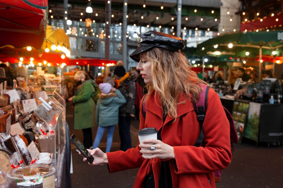 Melbourne iconic market scene